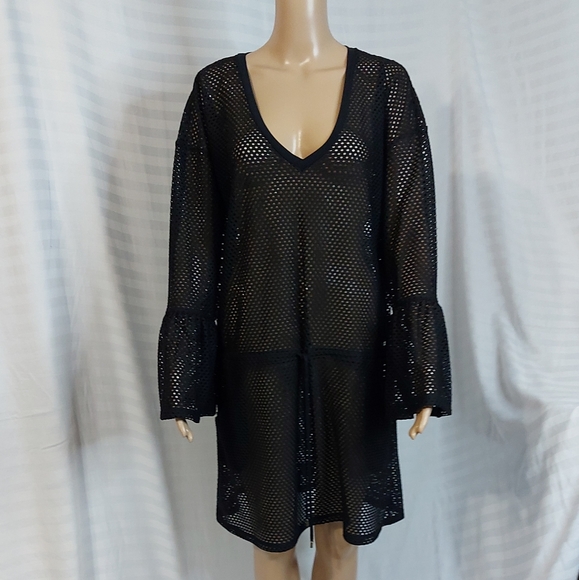 Calvin Klein Other - Calvin klein coverups size Large/XLarge Long sleeves color black